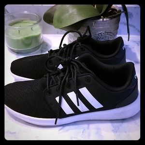 Black and white adidas